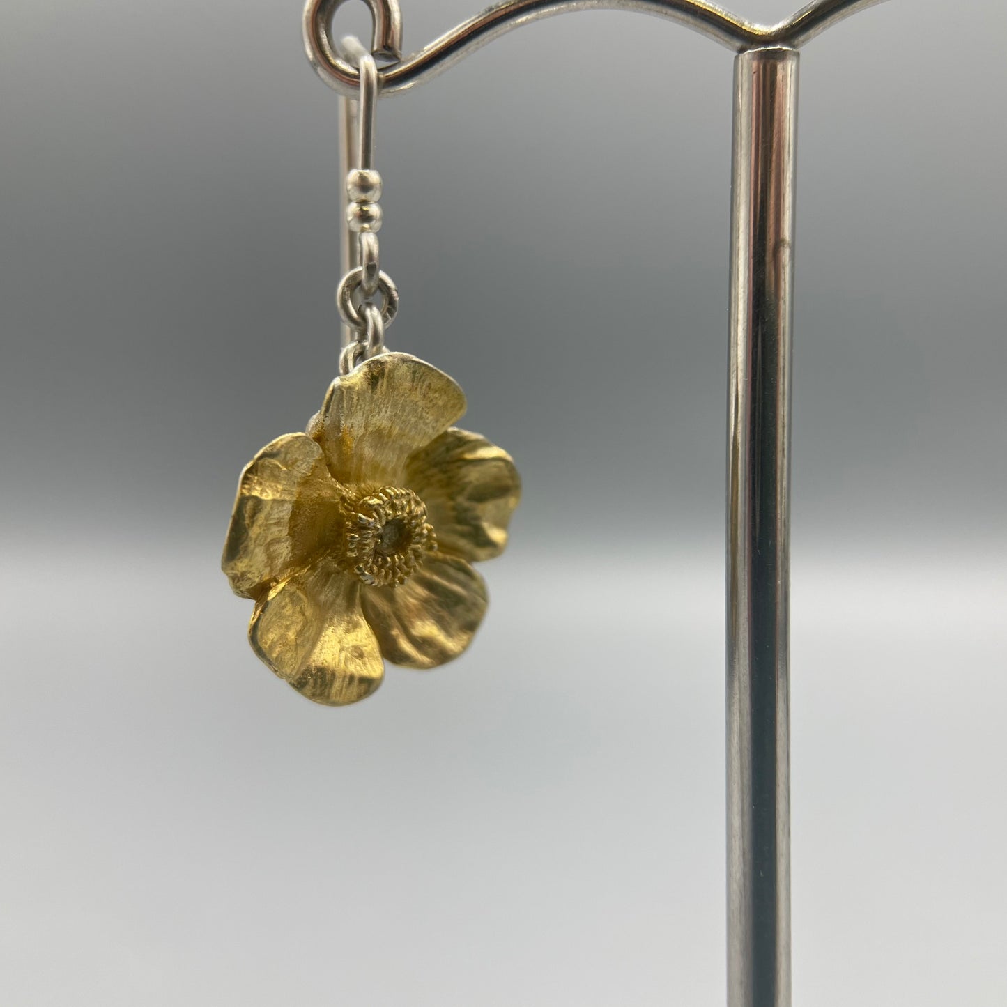 Tim Blades - Gold Plated Buttercup Short Drops
