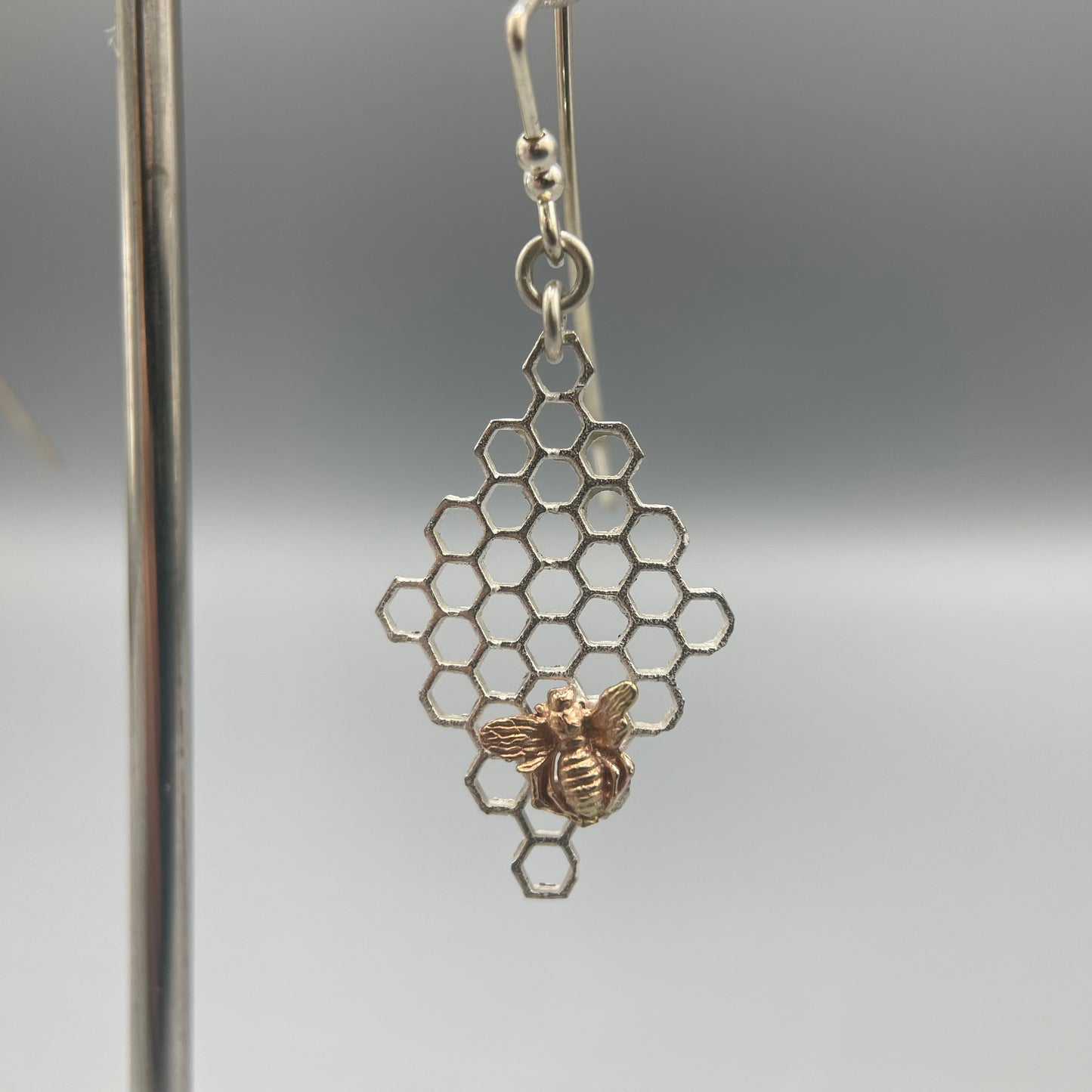 Tim Blades - Honeycomb Drop Earrings