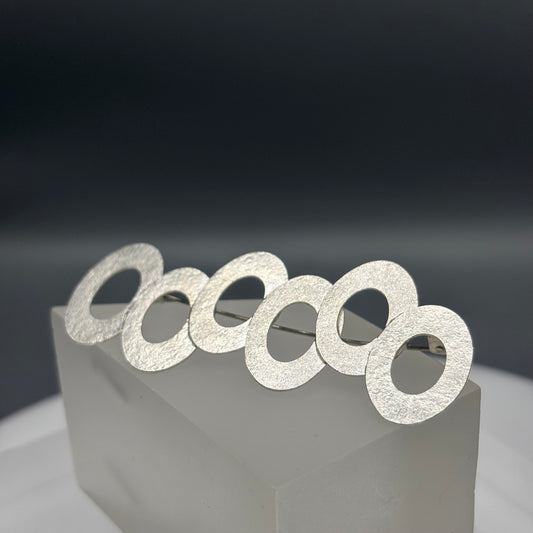 Anthony Feiler – Silver Circles Brooch