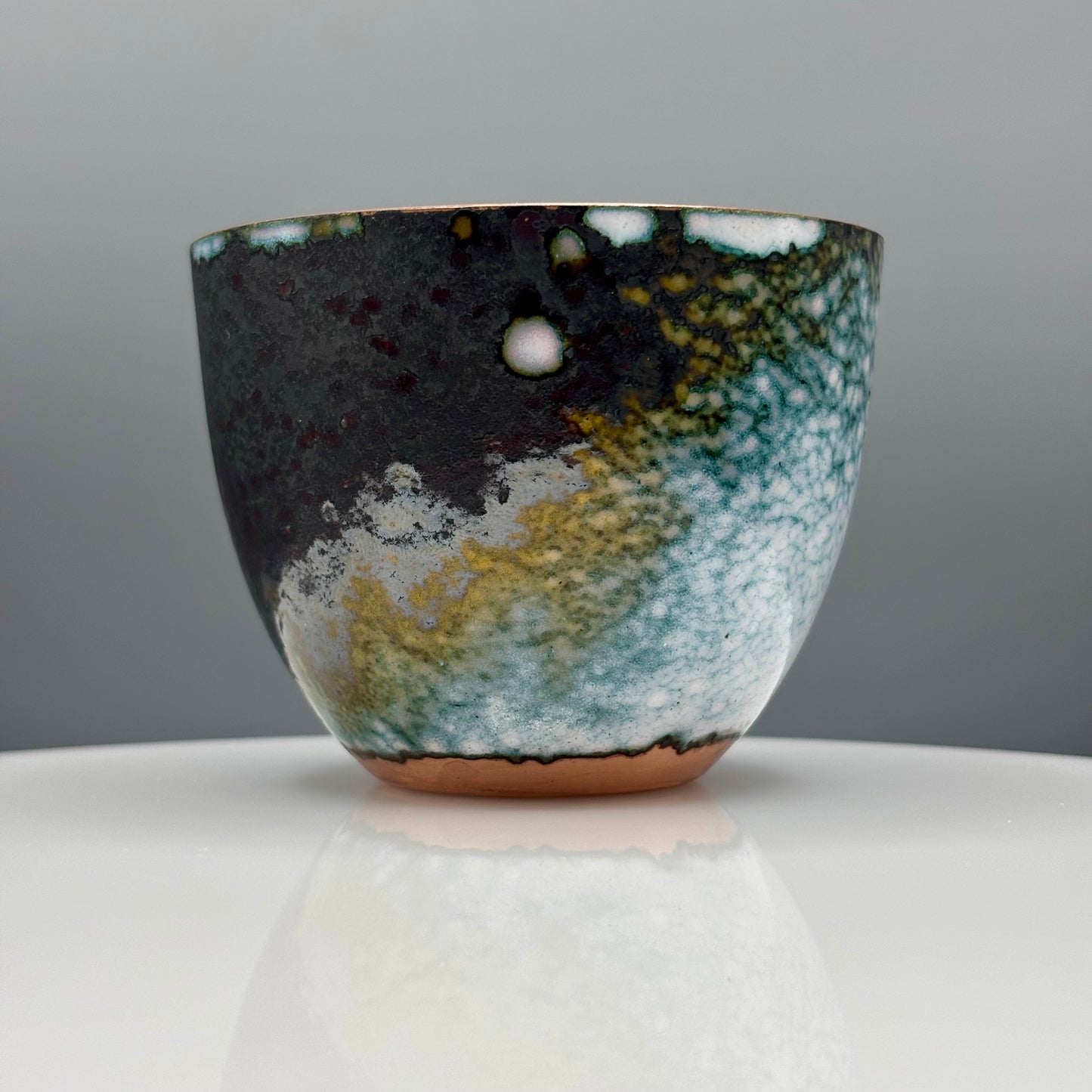 Cruan – Fairview Enamelled Copper Bowl (Soft White)