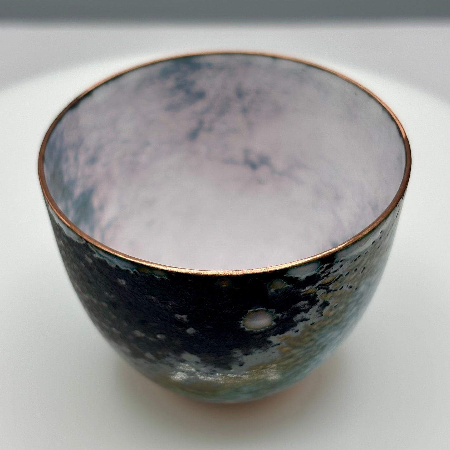 Cruan – Fairview Enamelled Copper Bowl (Soft White)