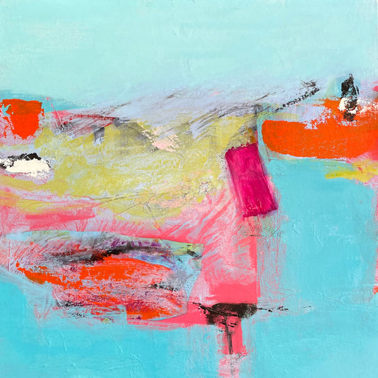 Niamh Collins - Pump 40 x 40 Oil on Canvas