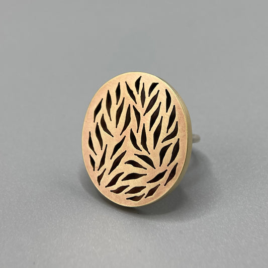 Papermetal - Pierced Petals Largest Oval Ring