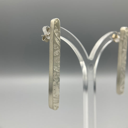 Papermetal - Petals Boxy Pill Studs (Sterling Silver)