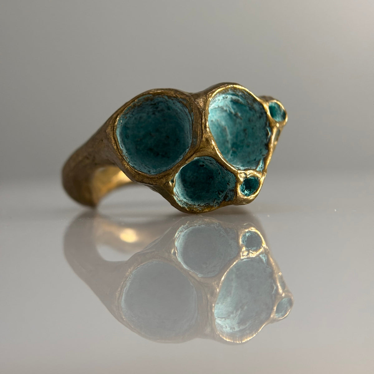 Beca Beeby Artefact Ring Large I, front view