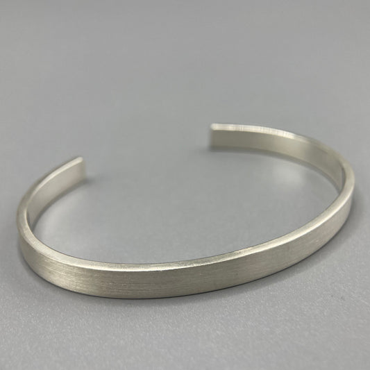 Brushed Silver Cuff - Sarah McCallum