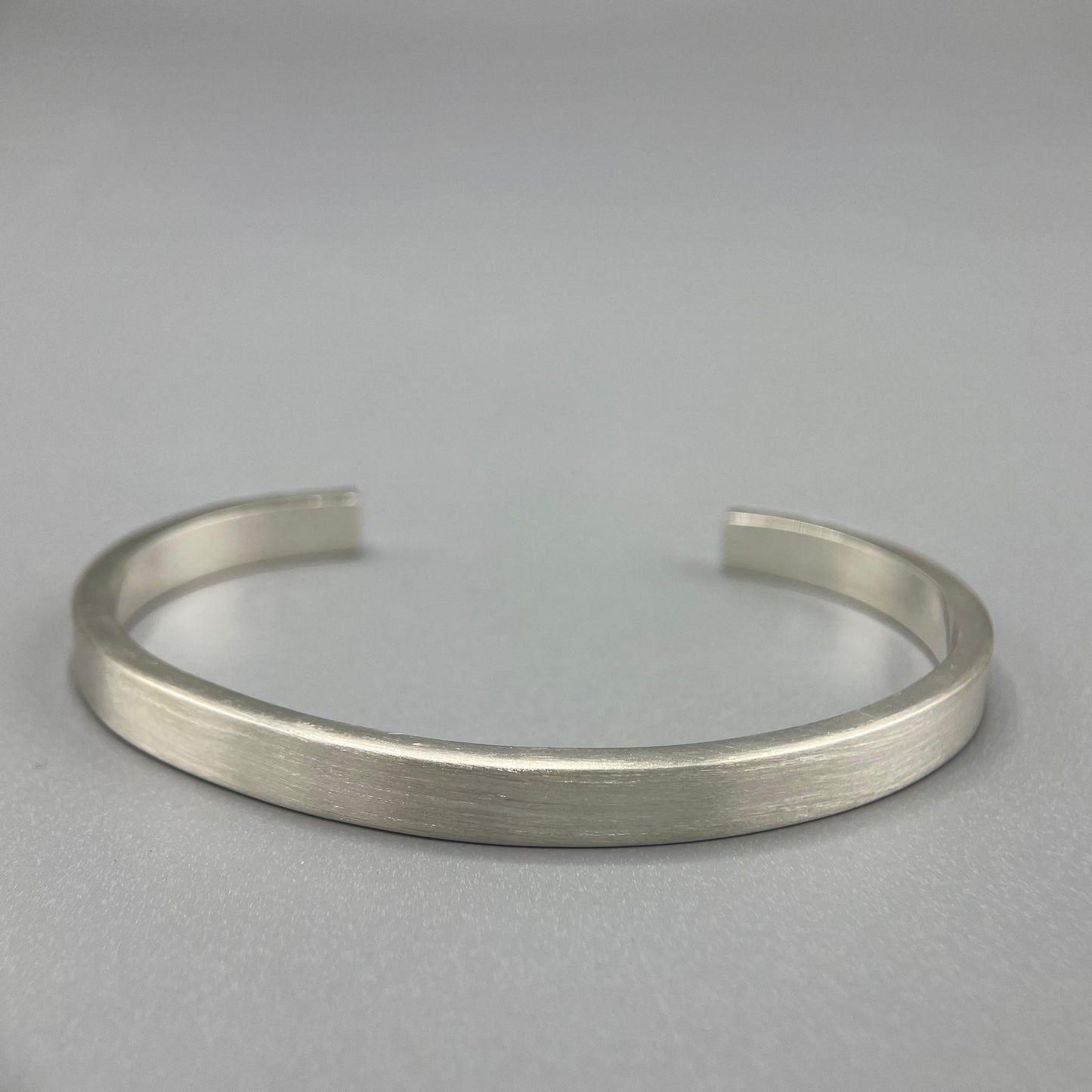 Brushed Silver Cuff - Sarah McCallum