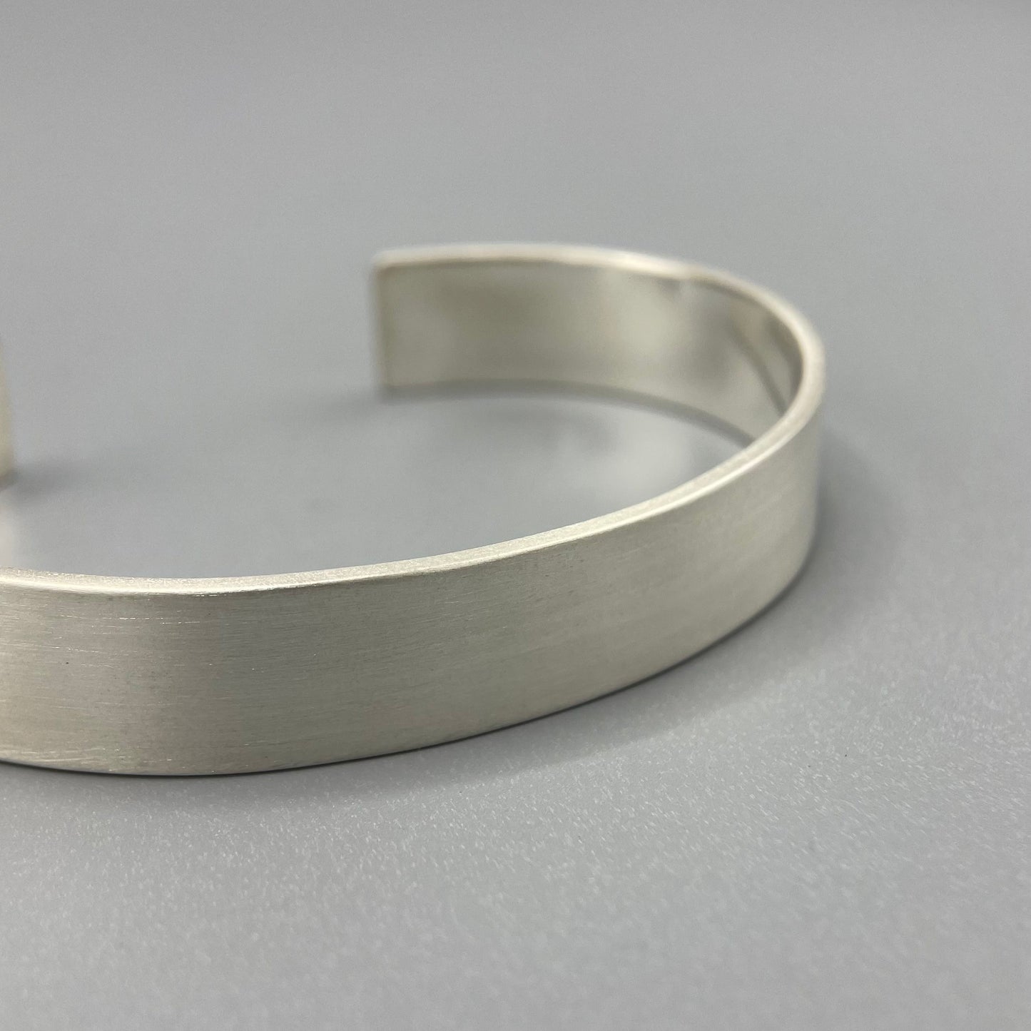 Brushed Silver Cuff - Sarah McCallum