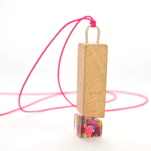 Fern Robinson - Padlock Studs (Mixed) - Resin/Silver/Crayon