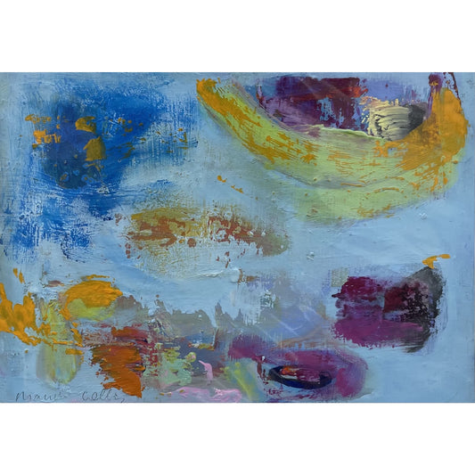 Niamh Collins - Small Abstract Painting on Paper: 4