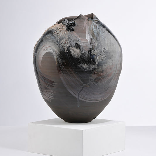 Rosa Wiland Holmes - Large Black Vessel